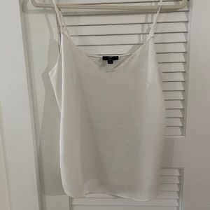 J. Crew White Silk Cami